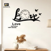 Love Style Creative Wooden Wall Clock